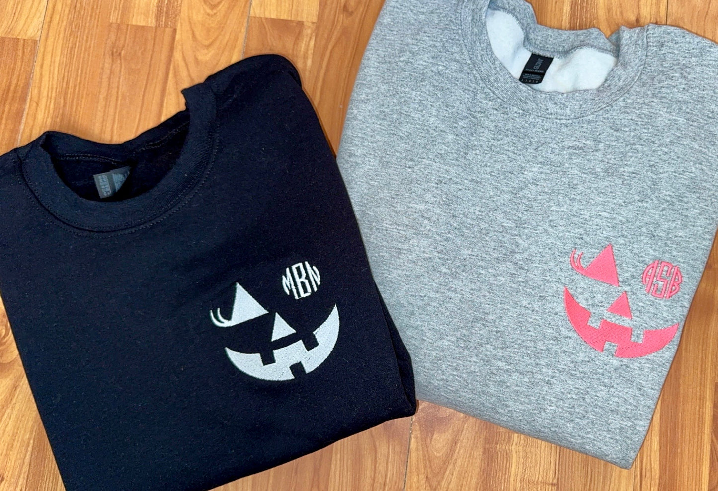 Jack-O-Lantern Monogram Sweatshirt