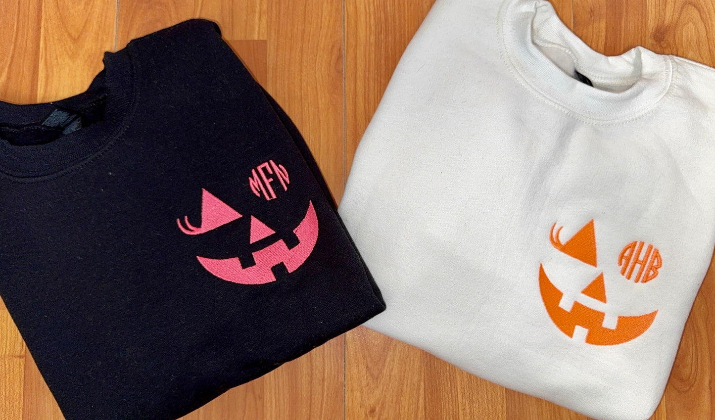Jack-O-Lantern Monogram Sweatshirt