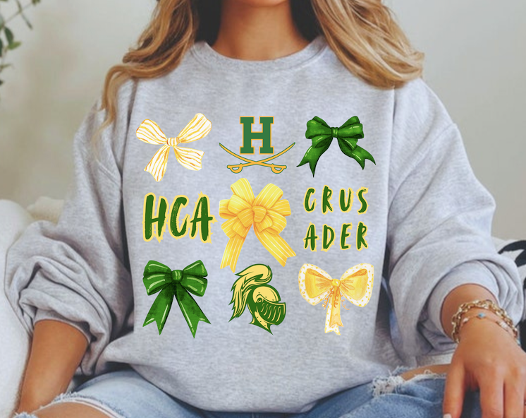 HCA Crusaders Bows Sweatshirt