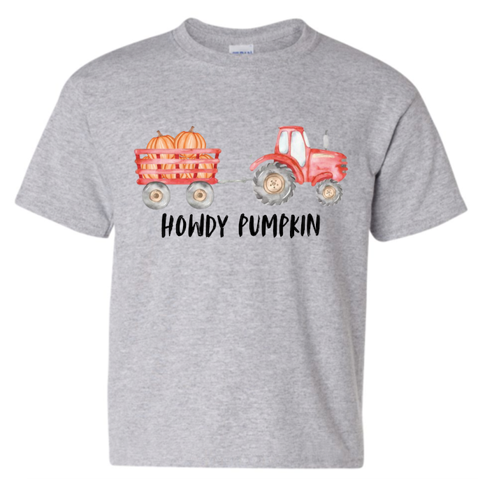 Howdy Pumpkin Toddler Short Sleeve