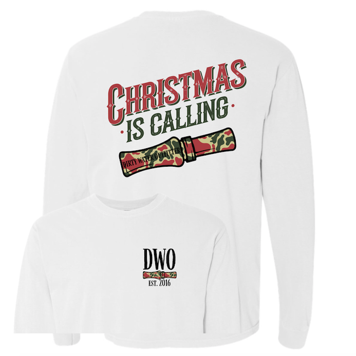 Christmas Is Calling Youth Long Sleeve Shirt