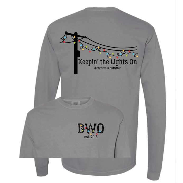 Keepin' the Lights On Youth Long Sleeve Shirt