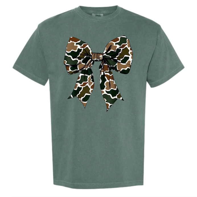 Duck Camo Coquette Short Sleeve Shirt
