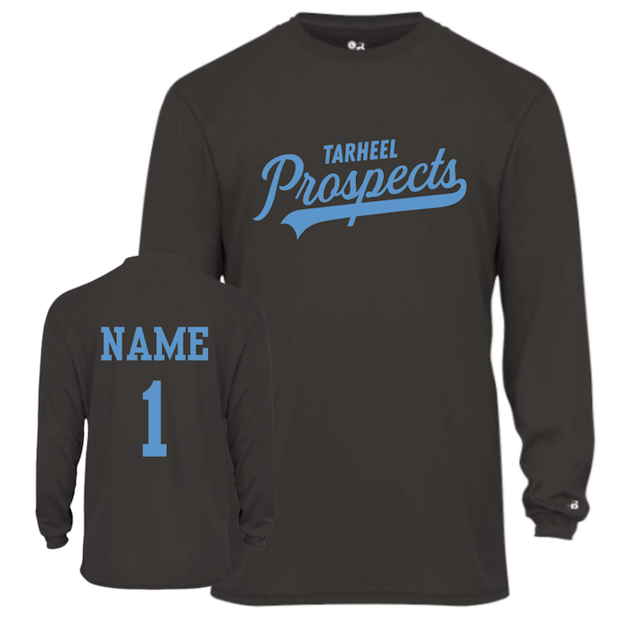 Tarheel Prospects Long Sleeve Performance Shirt