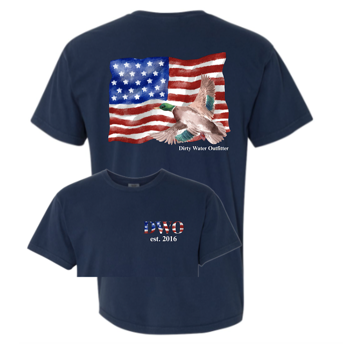 Red, White, & Ducks Short Sleeve