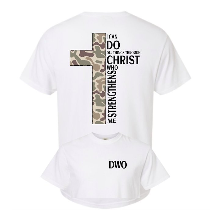 Old School Camo Cross Short Sleeve