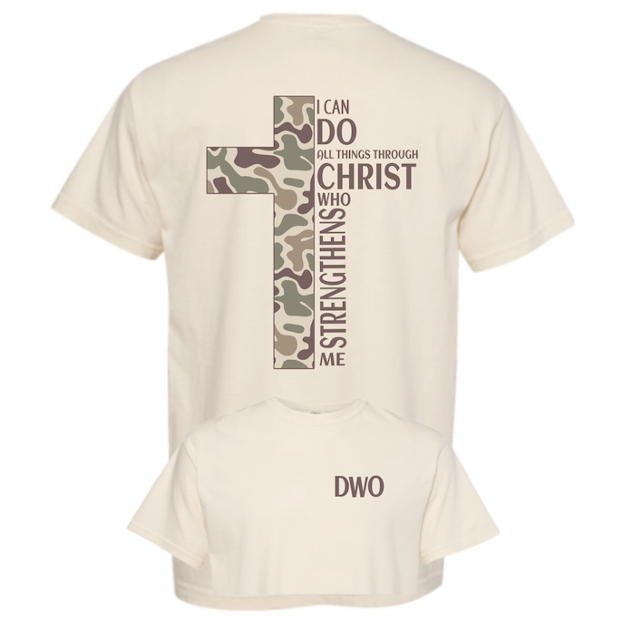 Old School Camo Cross Short Sleeve