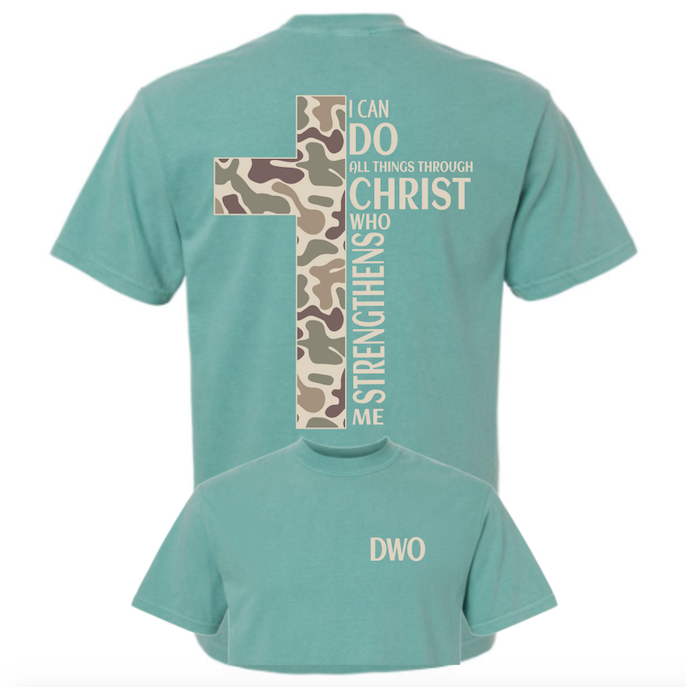 Old School Camo Cross Short Sleeve