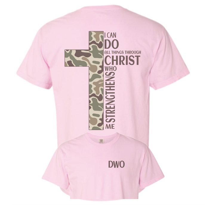 Old School Camo Cross Short Sleeve