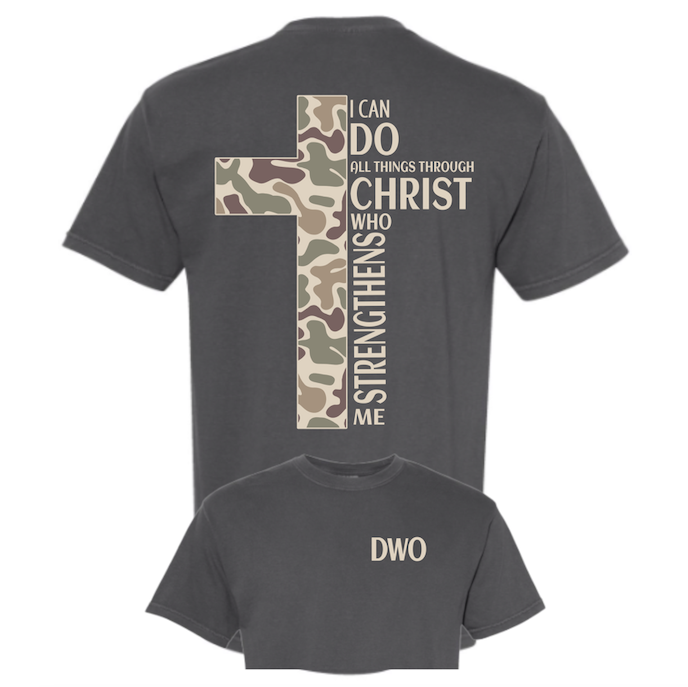 Old School Camo Cross Short Sleeve