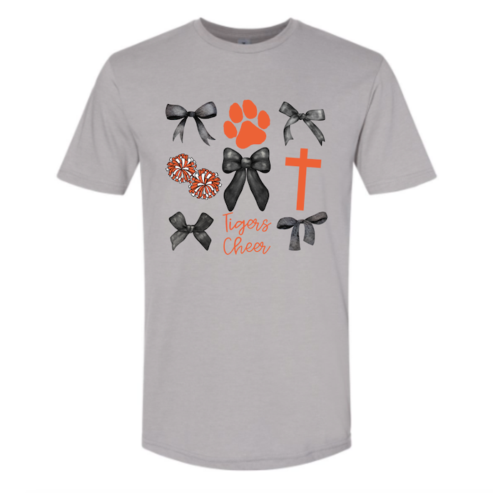Tigers Cheer Coquette Short Sleeve