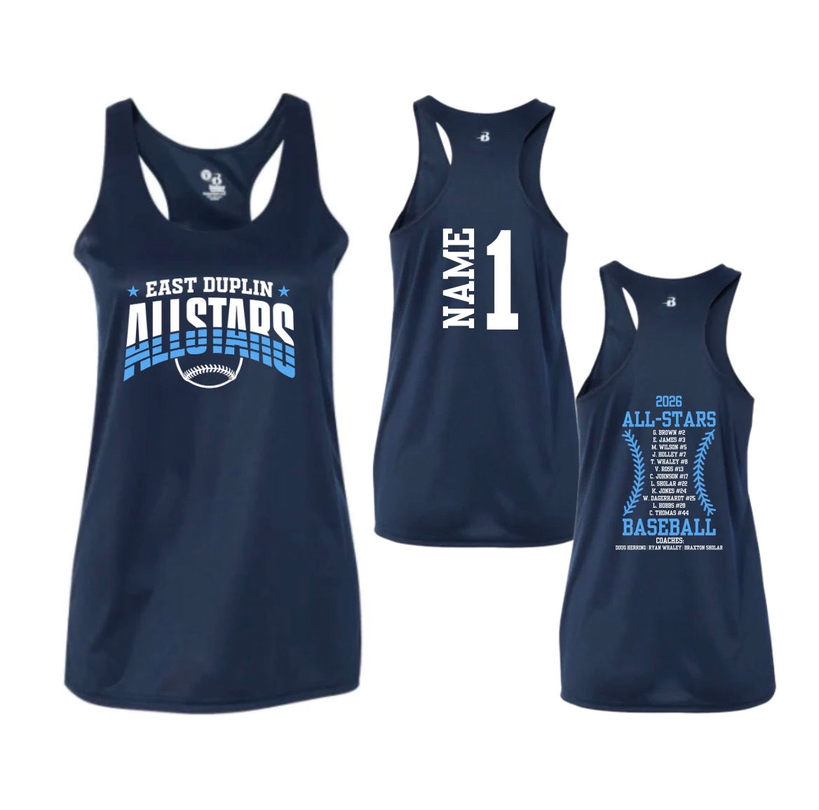 ED All-Stars Racerback Tanks