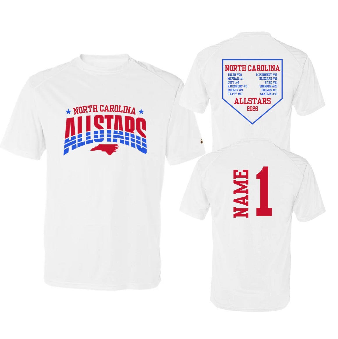North Carolina All Stars Short Sleeve