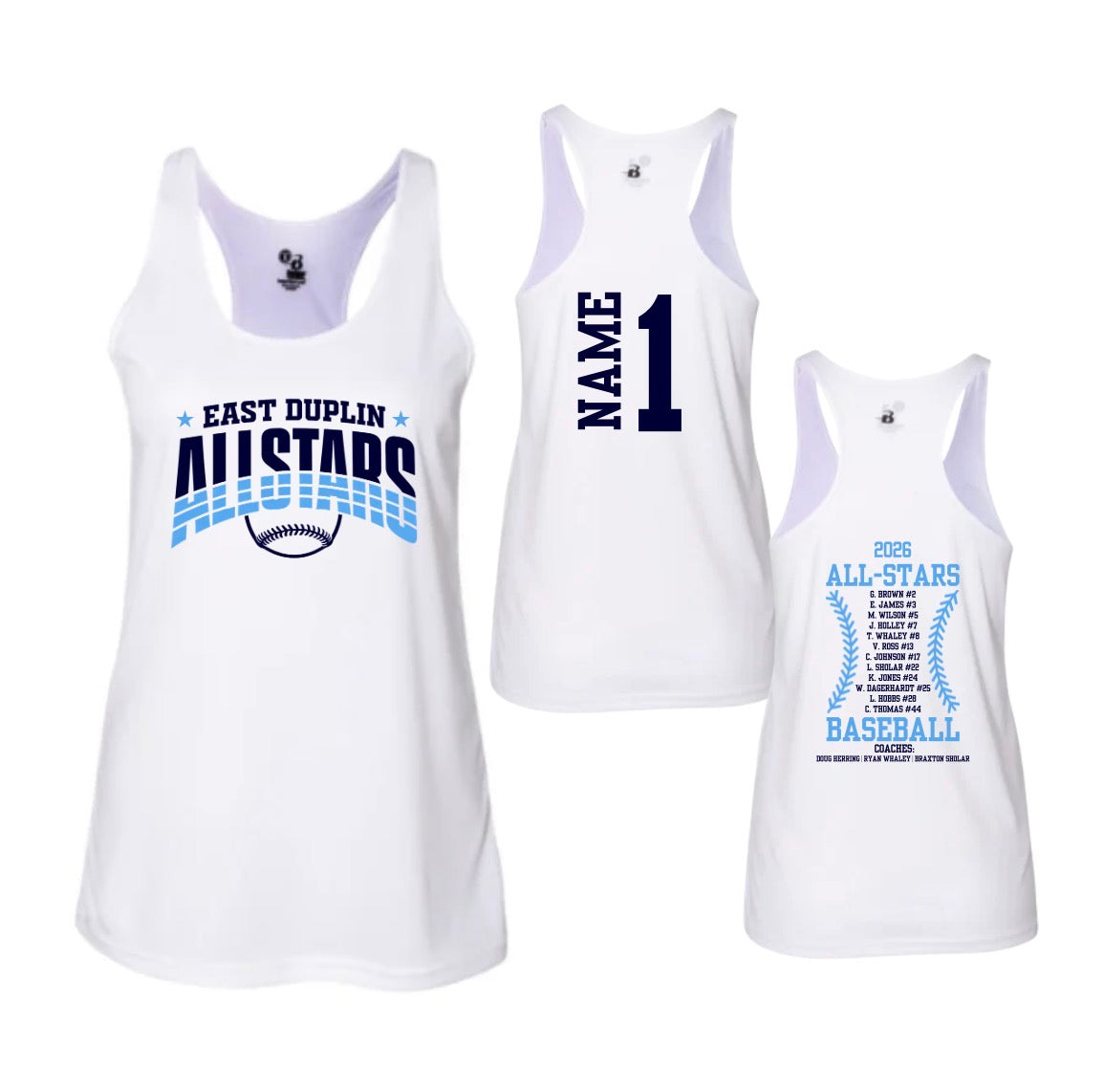 ED All-Stars Racerback Tanks