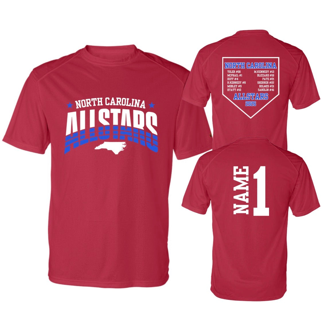 North Carolina All Stars Short Sleeve