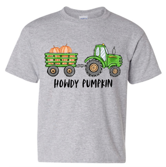 Howdy Pumpkin Toddler Short Sleeve