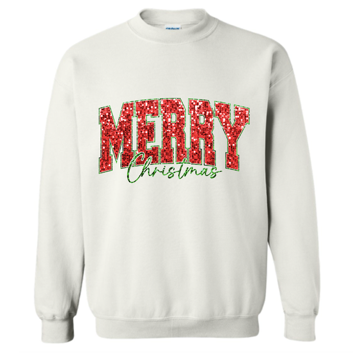 Red Merry Sweatshirt