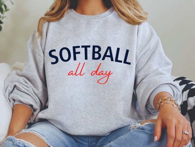 Softball All Day Sweatshirt