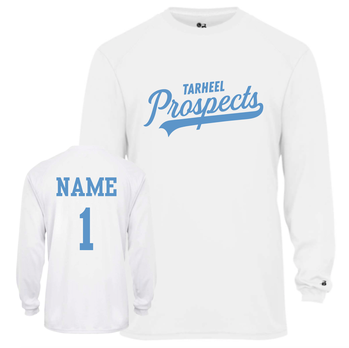 Tarheel Prospects Long Sleeve Performance Shirt