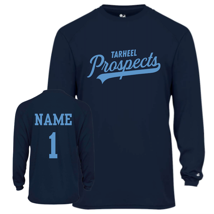 Tarheel Prospects Long Sleeve Performance Shirt
