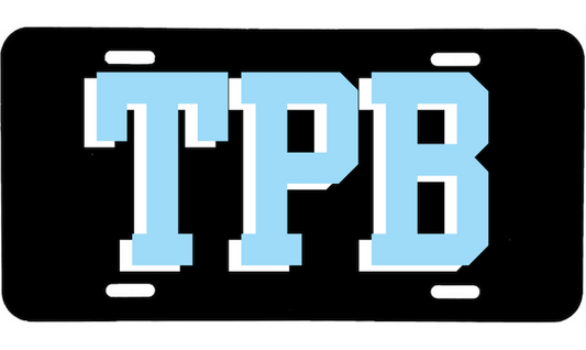 TPB License Plate