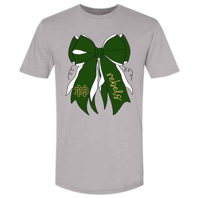 ND Rebels Bow Short Sleeve