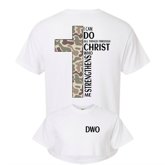 Old School Camo Cross Short Sleeve