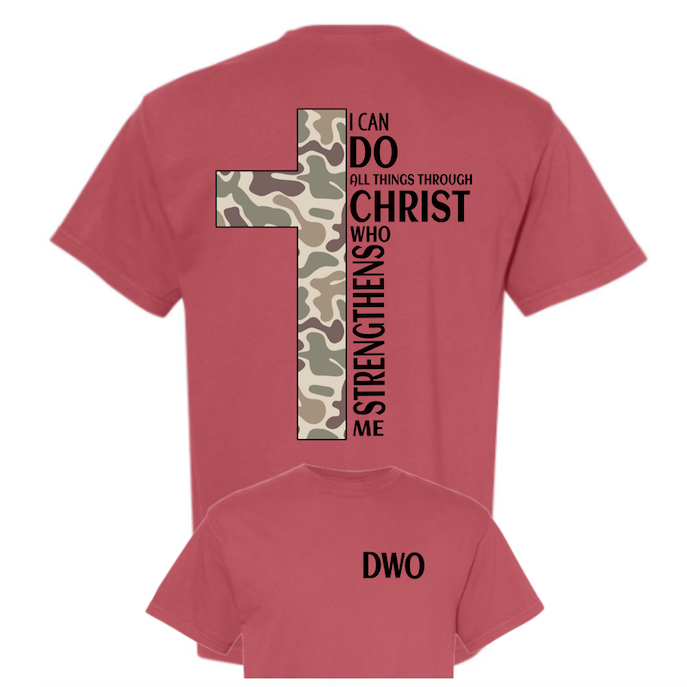 Old School Camo Cross Short Sleeve