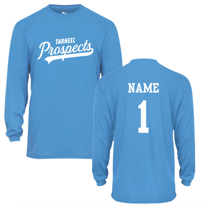 Tarheel Prospects Long Sleeve Performance Shirt