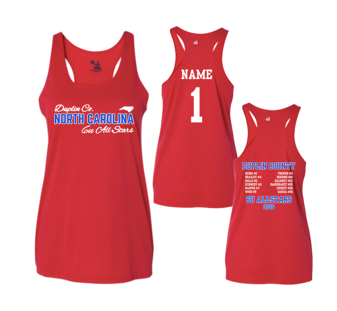 Duplin County All-Stars Racerback Tanks