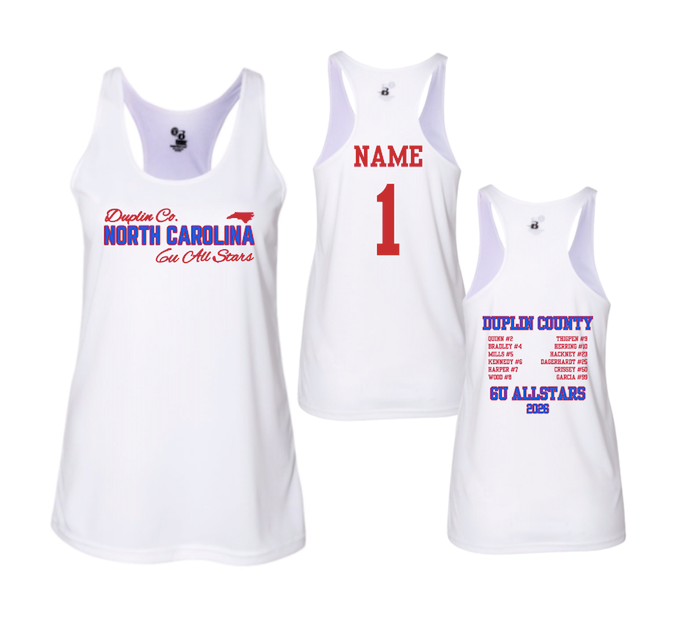 Duplin County All-Stars Racerback Tanks