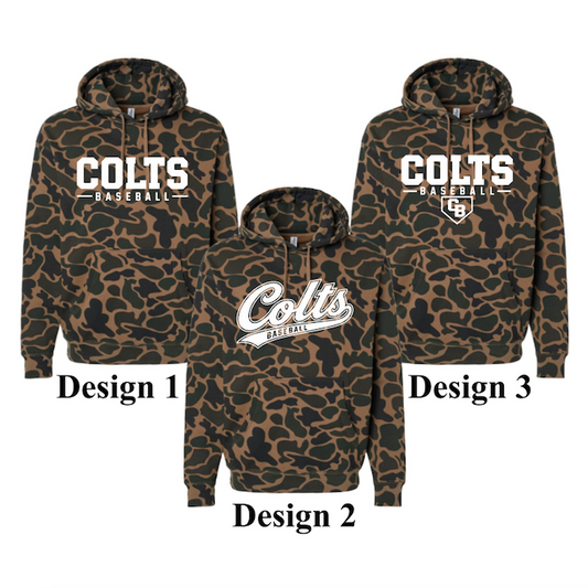 Colts Baseball Camo Hoodie