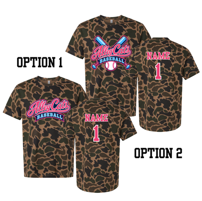 Alley Cats Camo Short Sleeve