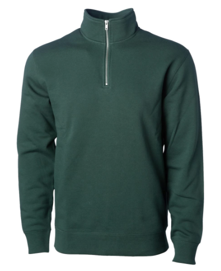 Monogrammed Quarter-zip Pullover