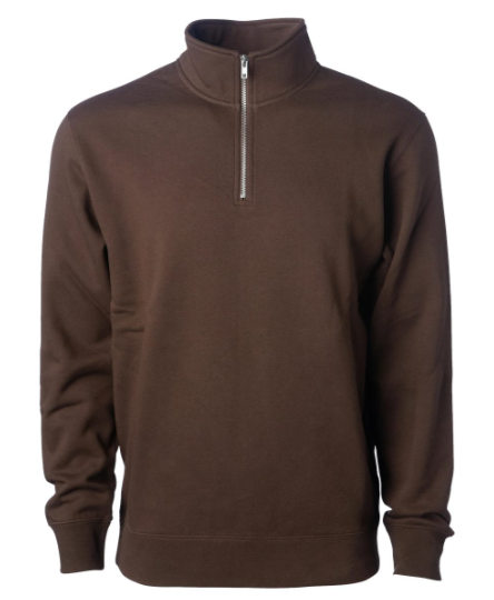 Monogrammed Quarter-zip Pullover
