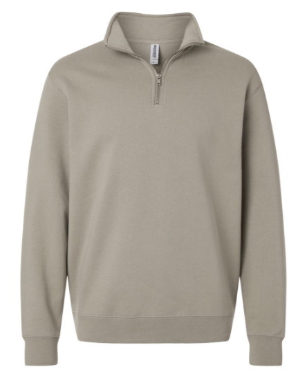 Monogrammed Quarter-zip Pullover