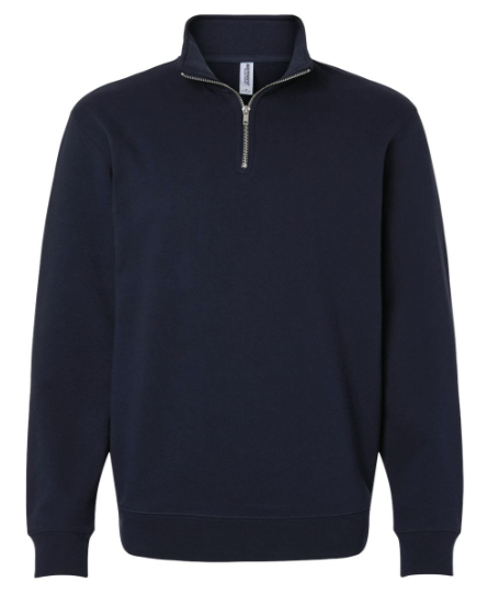 Monogrammed Quarter-zip Pullover